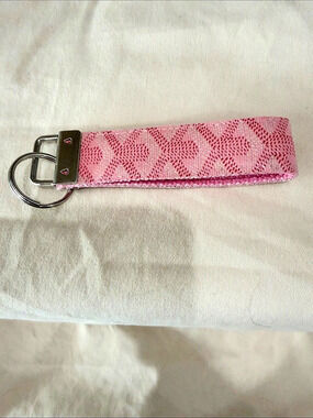 Goyard Key Ring Pink Key Fob Strap